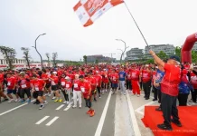 HUT PMI ke-80 di IKN, Ribuan Warga Ikut Fun Run 5K Aksi Sehat Bersama HUT PMI ke-80 di IKN, Ribuan Warga Ikut Fun Run 5K Aksi Sehat Bersama