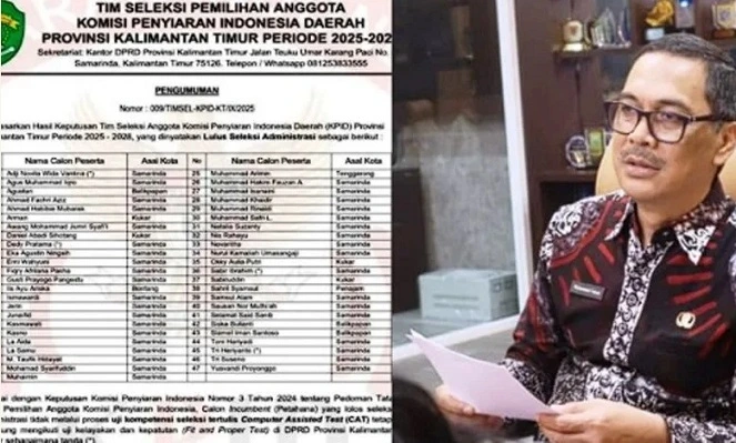 Seleksi KPID Kaltim 2025–2028: 47 Peserta Lolos Administrasi, Siap Hadapi Tes CAT