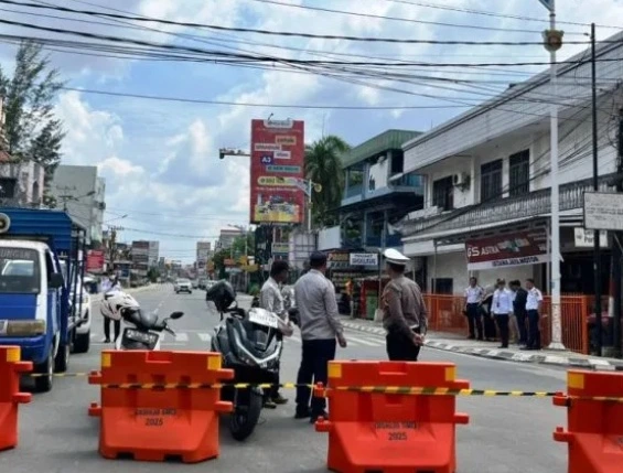 Sistem Satu Arah Jalan Abul Hasan Samarinda Diterapkan