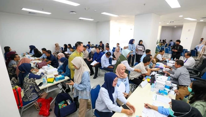 Otorita IKN Gelar Cek Kesehatan Gratis, Dorong Pola Hidup Sehat Pegawai dan Warga Nusantara