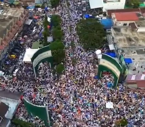 Lautan Manusia di Martapura, Jamaah Haul Guru Sekumpul Tembus 5 Juta Jiwa