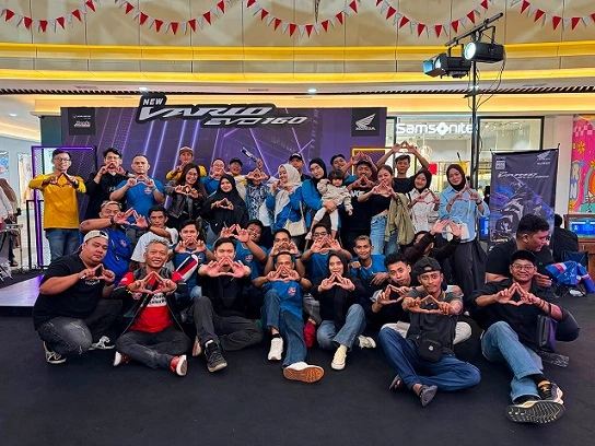 86 Riders Bikin New Honda Vario Evo 160 Makin Seru di Samarinda