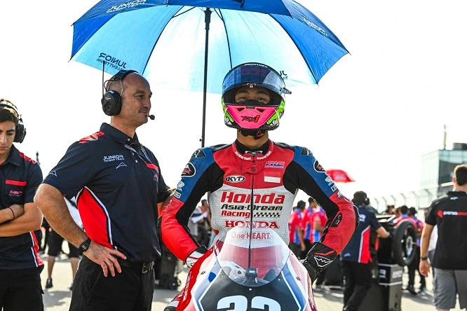 Modal Podium Aragón, Ramadhipa Bidik Tiga Besar di Moto3 Junior